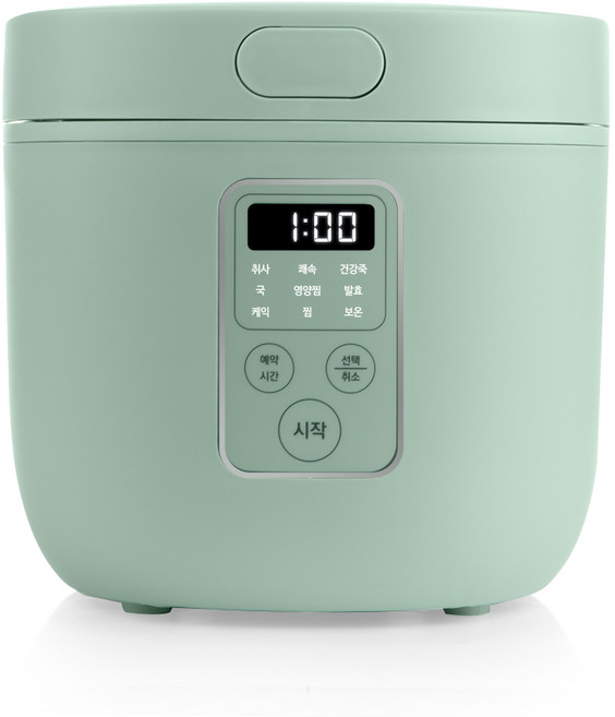제벤 디지털 마카롱 밥솥 2~3인용, EURO-RM300K, 민트