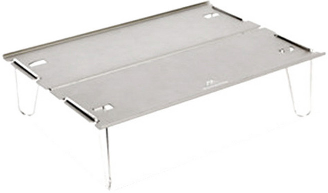 피드 캠핑 야외 미니 접이식 테이블, 실버