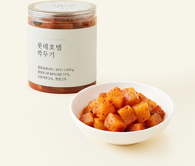 롯데호텔 깍두기, 650g, 1개