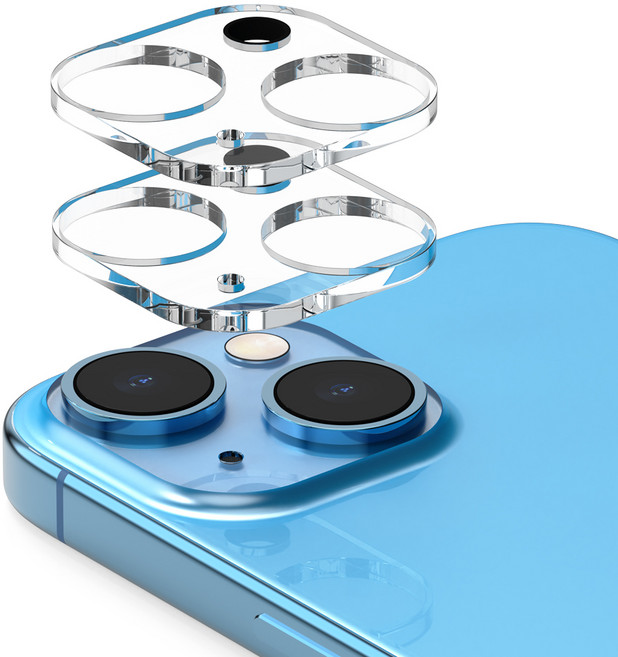 누아트 후면 카메라 렌즈 강화유리 보호필름 2개입, 1세트