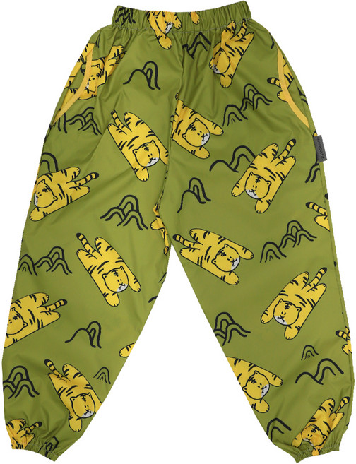 레인보우슈에뜨 아동용 체험놀이 미술 레인 방수바지, 호랑이