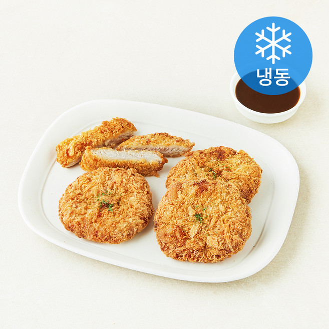 미식당 생안심 돈카츠 320g + 소스 50g 세트 (냉동), 1세트