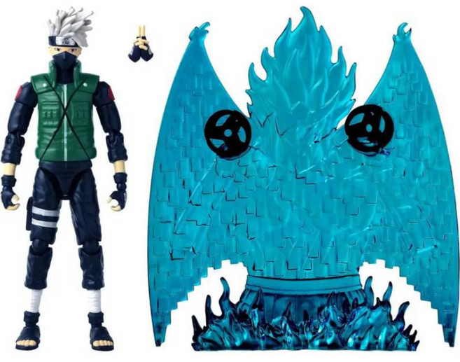 BANDAI 火影忍者 旗木卡卡西 配件套組 可動公仔, 1套