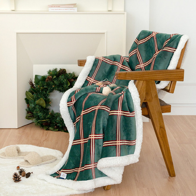 믹스앤매치 크리스마스 카스테라 극세사 담요