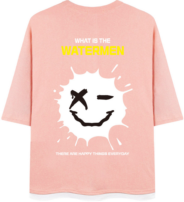 몬스앤빌 워터옐로우맨 7부반팔티 VRV_0066