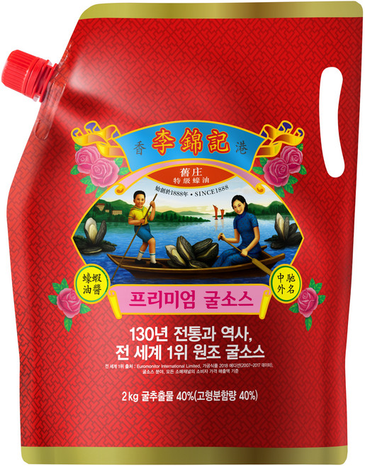 이금기 오뚜기 스파우트 프리미엄 굴소스, 2kg, 1개