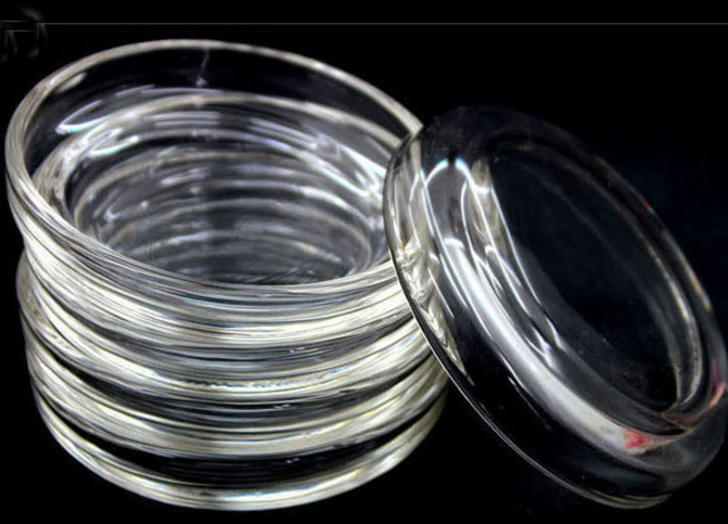 유리 투명 컵받침 12p