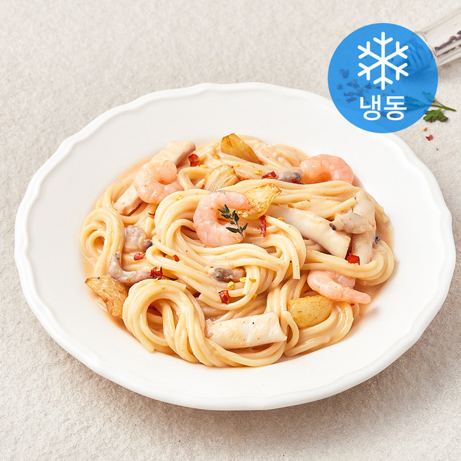 쿡솜씨 해산물 크림 파스타 밀키트 (냉동), 460g, 1개