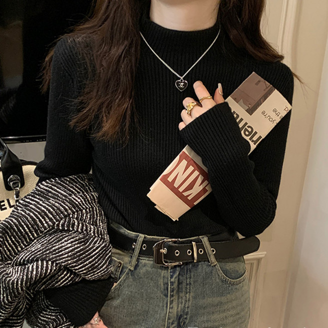 LUNA GIRL 女款秋季高領針織衫 L24WT100849