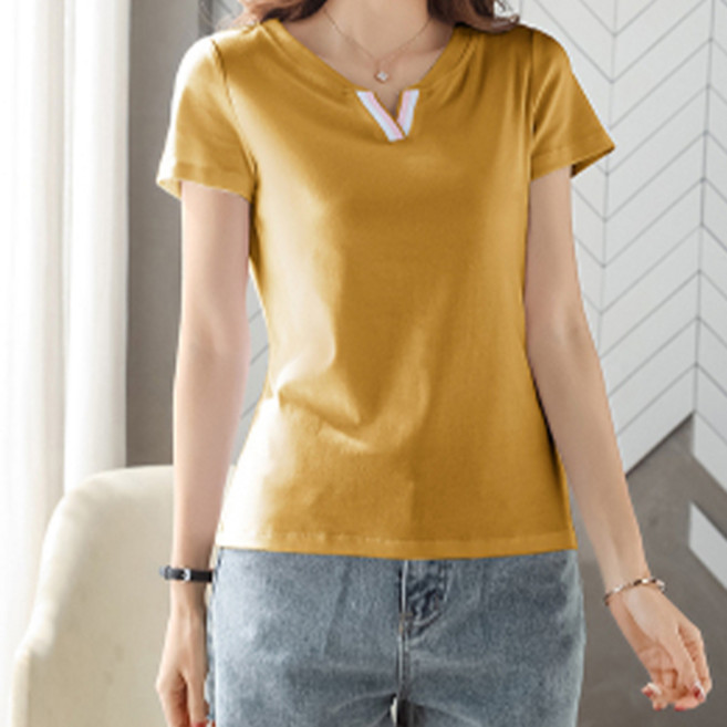 Awesomeful 女款 New Repara 前開衩長版T恤 A26SMT043014