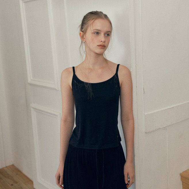 쥬시쥬디 여성용 레터링 자수 끈탑 J1TS022A