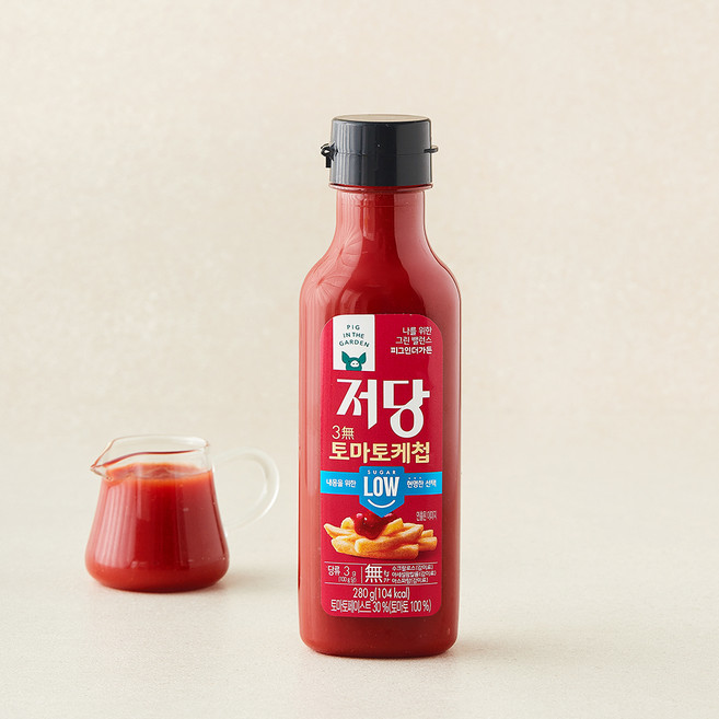 피그인더가든 저당 토마토케첩, 280g, 1개