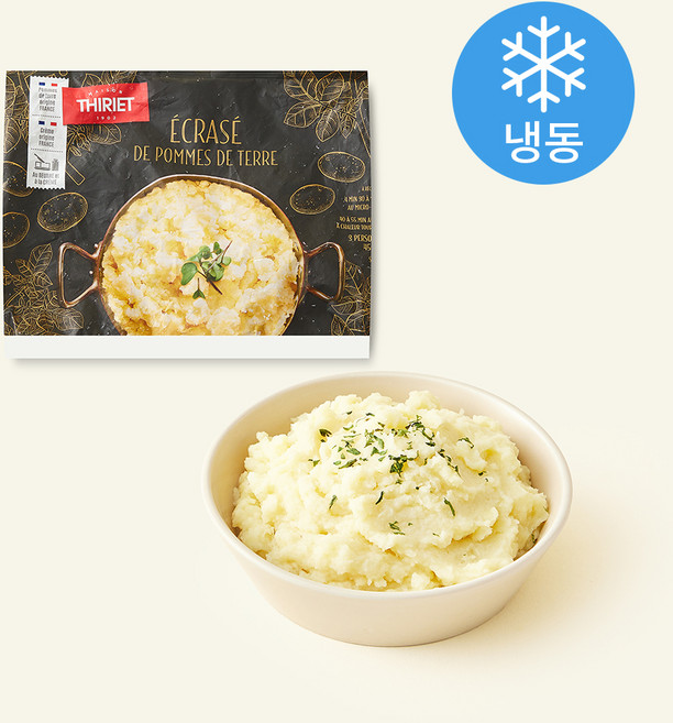 THIRIET 매쉬드 포테이토 (냉동), 450g, 1개