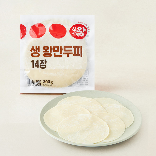 식자재왕 왕만두피, 300g, 1개