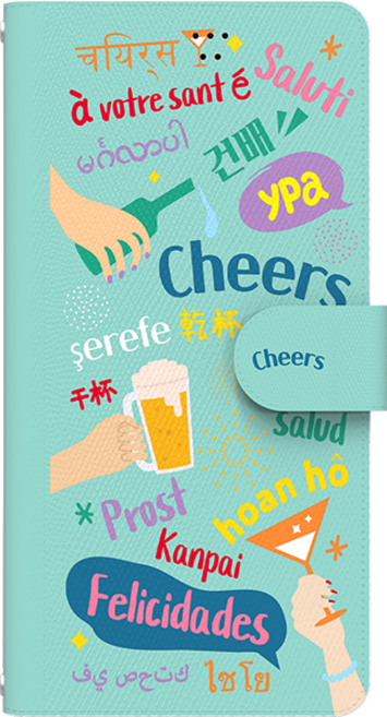 JUST4YOU 에스투비코퍼레이션 데코 씬 다이어리 휴대폰 케이스