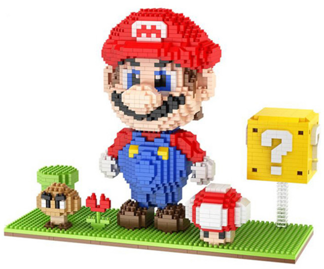 대형 수리공디오라마 나노블록, 혼합색상, 1개