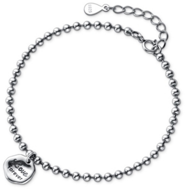 에르모사제이 여성용 실버925 빈티지 데일리 레이어드 유화 엔틱 팔찌 W030