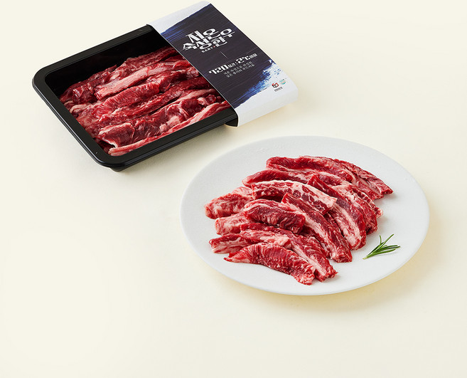저온숙성한우 1++등급 (7) 갈비살 구이용 (냉장), 1개, 200g