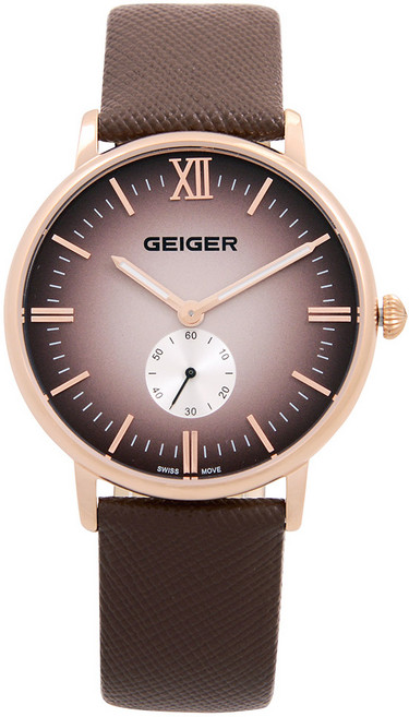가이거 남성용 가죽시계 GE1150