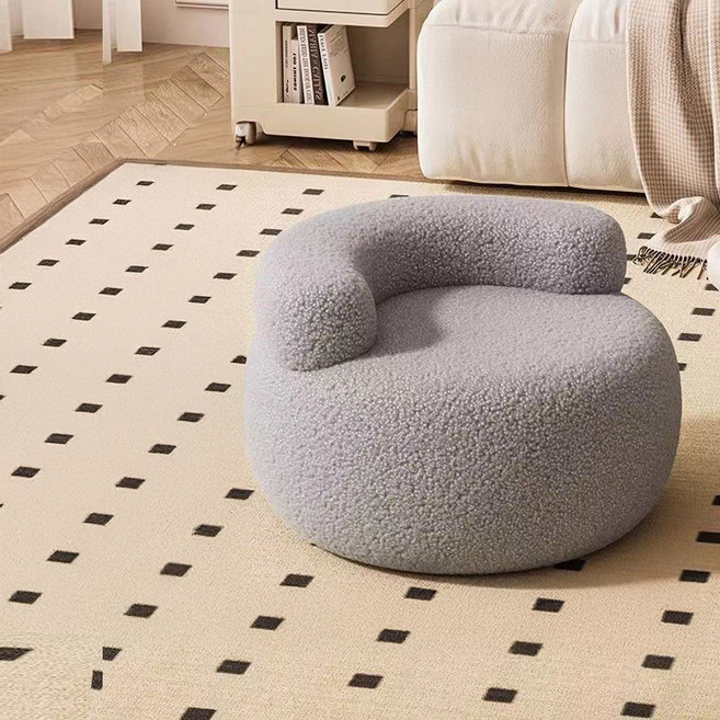 soonZAM 感性設計靠背型奶油色沙發, 灰色