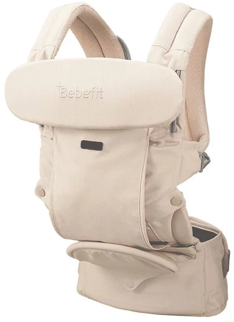 Bebefit S7 旗艦款 智能嬰兒揹帶, 奶油米
