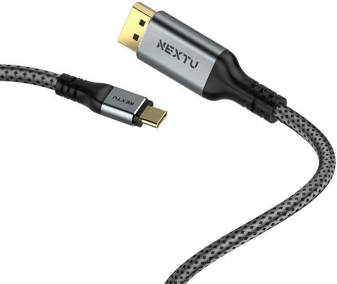 넥스트유 케오좌 UHD 8K USB-C to DP 케이블 ZCDP8432-8K, 1개, 2m