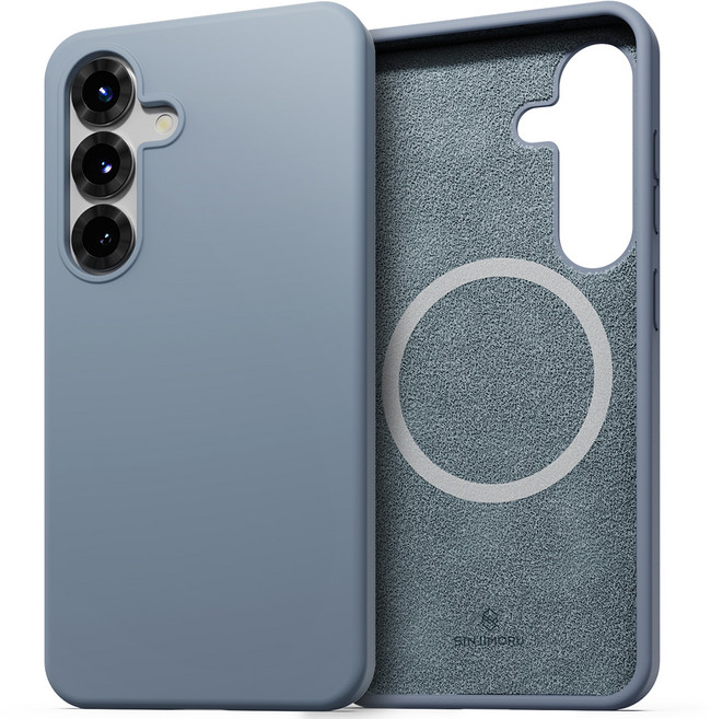 신지모루 맥세이프 소프트그립 실리콘 컬러 휴대폰 케이스