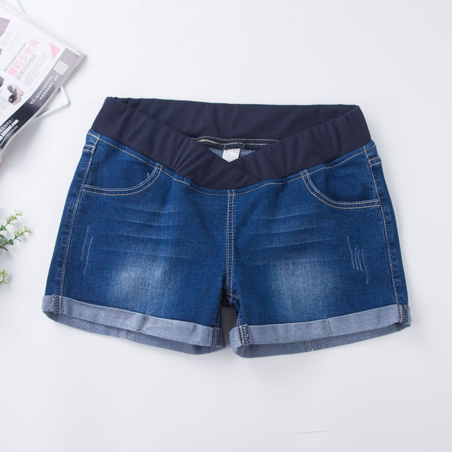 임산부 아티렐 로우 웨이스트 데님 반바지