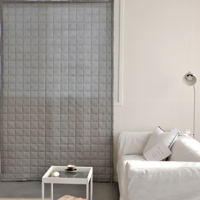 까사베르데 스너그 겨울 누빔 방한 패딩 방수커튼