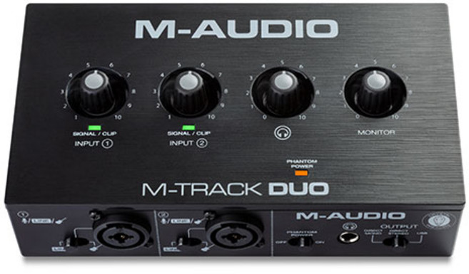 M-AUDIO 2聲道音訊介面 M-Track Duo