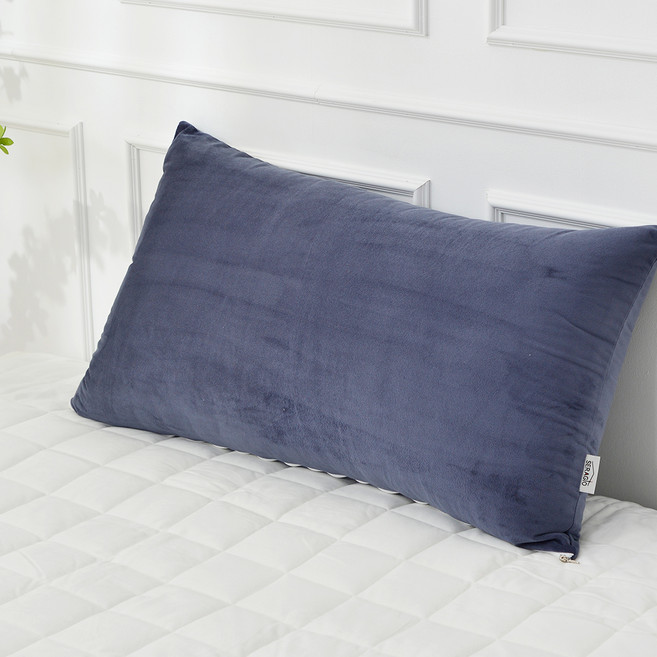 Inyx Bella 超細纖維床頭靠墊套 含枕芯, 海軍藍