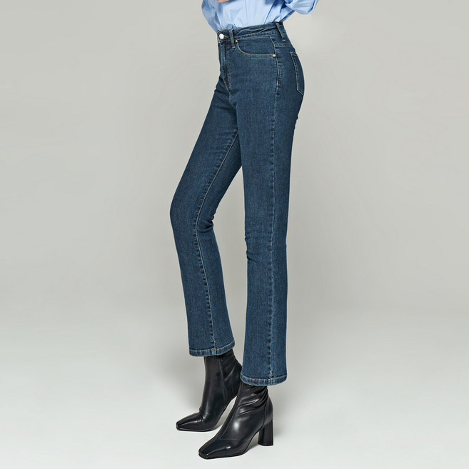 윈디윈디 여성용 딥한 히든밴딩 세미 부츠컷 청바지 D09G8_wj3181