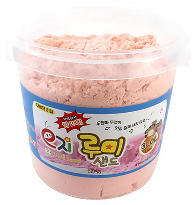 이지피아 루미샌드 리필 3L, 오렌지, 1.5kg, 1개