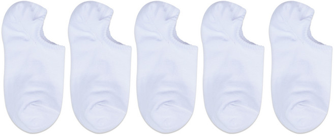 박군 여성용 MJ 무지 을종 덧신 5족 세트