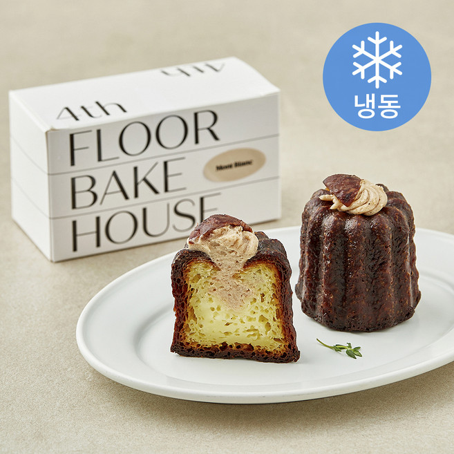 사층빵집 몽블랑 까눌레 (냉동), 55g, 1개, 2개입