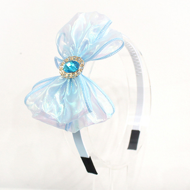 홀로그램 보석 리본 머리띠