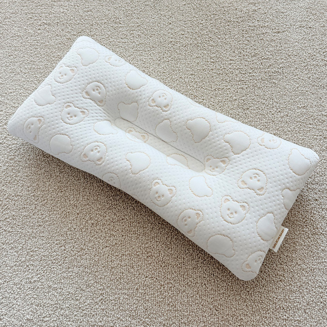 달콤베이비 듀라론 에어매쉬 와이드 토들러 베개, 베이지