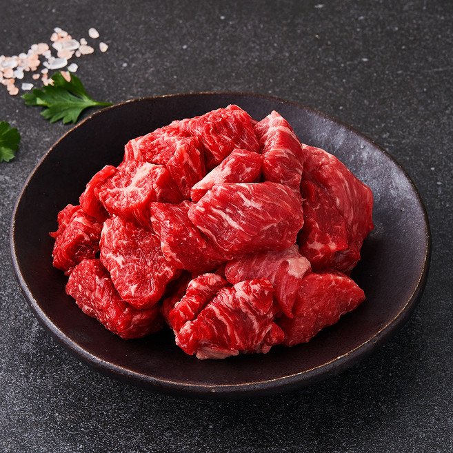 실속한우 조은장터 양지 2등급 국거리용 세절 (냉장), 300g, 1개