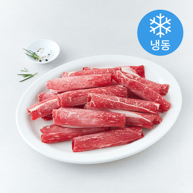 농협안심한우 목심 대패 1등급 구이용 (냉동), 1개, 500g