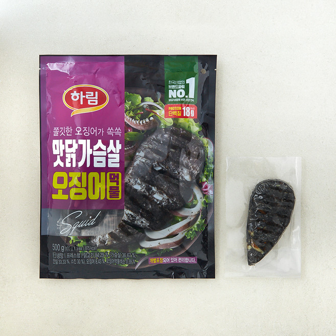 하림 맛닭가슴살 오징어먹물, 500g, 1개, 1개입
