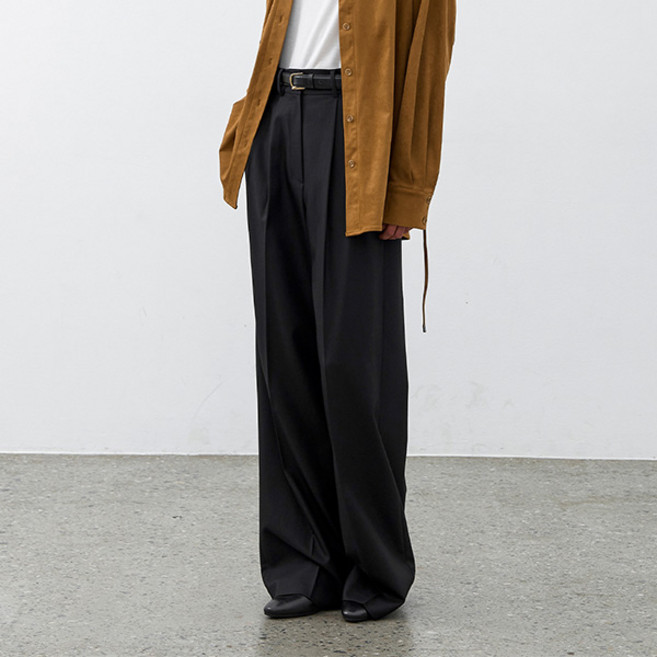 아틀리에나인 여성용 에센셜 로그 투 턱 팬츠 PT-5684