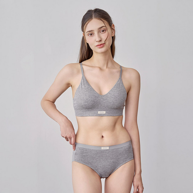 크로커다일 에브리핏 소프트 브라렛 + 팬티 세트 CDI028 CDW5O2