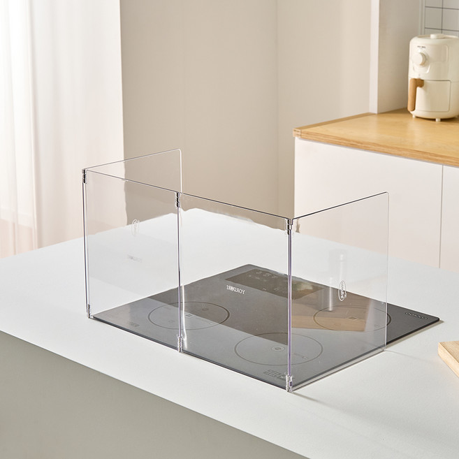 WIZHOME 晶透電磁爐防濺安全擋板, 1個