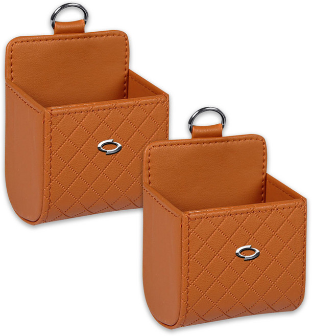 엠노블 차량용 송풍구 포켓 브라운 삼성, 2개