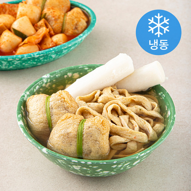 부산깡통시장 유부주머니 어묵면 물떡탕 (냉동), 353g, 1개