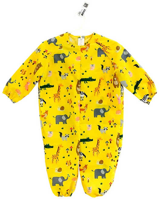 바니키즈 유아용 전신 미술가운, 동물