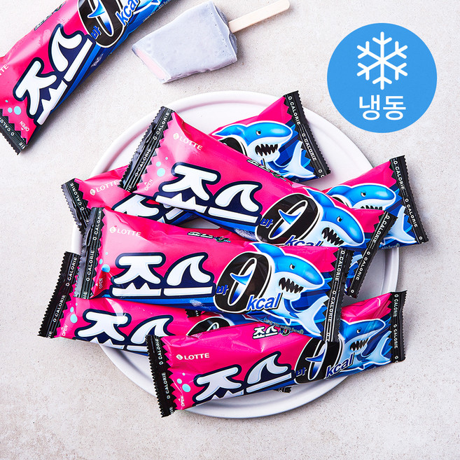 롯데웰푸드 죠스바 영칼로리 (냉동), 75ml, 1개입, 10개