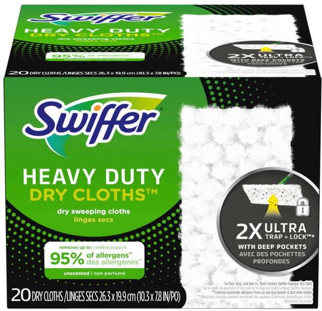 스위퍼 막대걸레 프리미엄 정전기 청소포 리필 20p, 1개