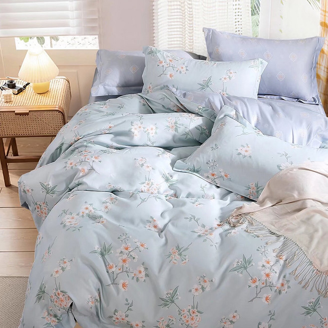 J-bedtime 床寢時光 萊賽爾天柔絲被套 PM7868M, 芬芳花語