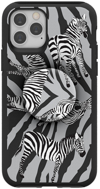 JUST4YOU 24 애니멀 그립 범퍼 휴대폰 케이스